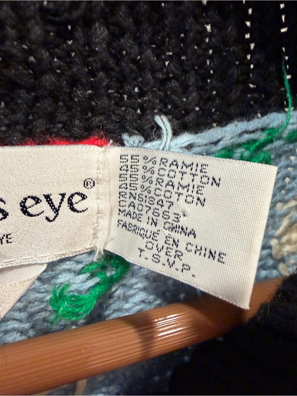 VINTAGE 90s THE EAGLES EYE Hand Knit Cottagecore House For Sale Cardigan - Picture 10 of 10